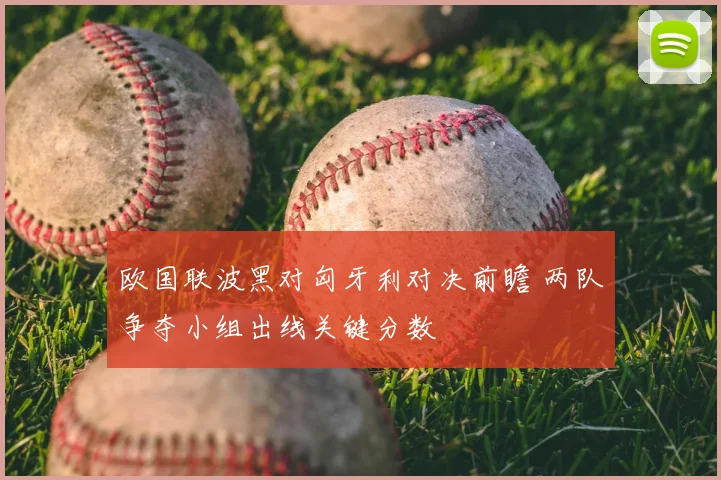 欧国联波黑对匈牙利对决前瞻 两队争夺小组出线关键分数
